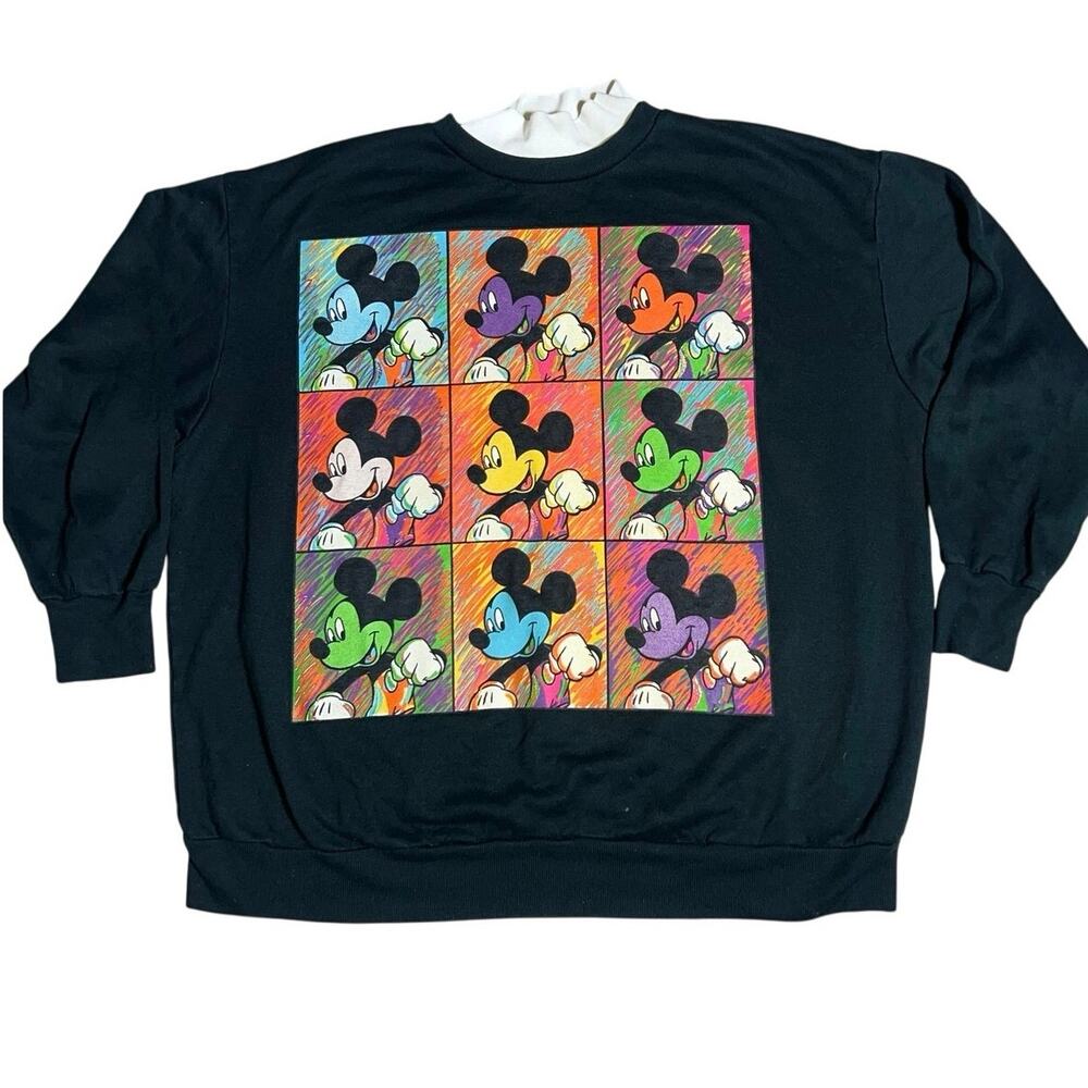 Vintage Mickey Unlimited rare retro pop art Mickey Mouse women's sweatshirt 22W